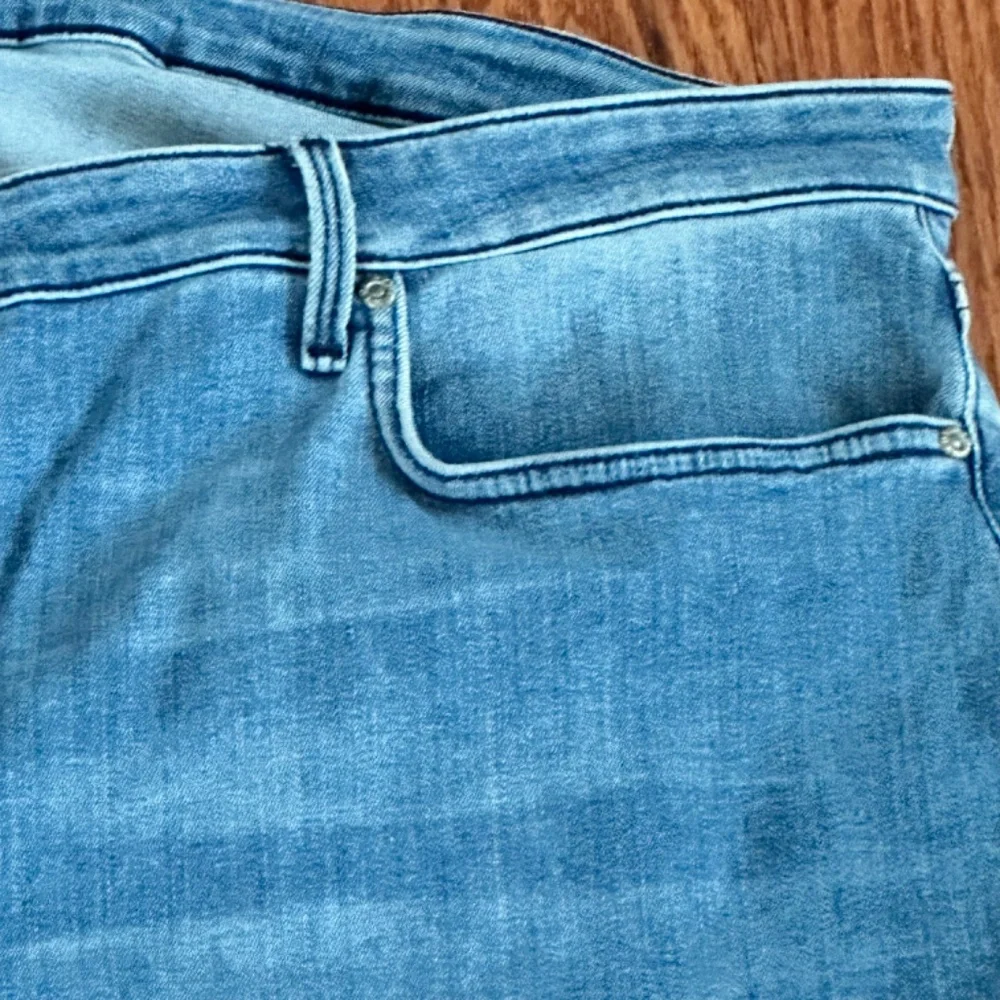 NYDJ Curve 360 Straight Ankle Slit Cropped Jeans Women's Size 24 - Picture 6 of 11